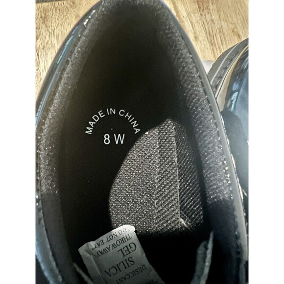 Rothco Mens Black Shoes Hi Gloss Uniform Oxford With Heavy Work Sole Size 8W - Picture 10 of 11